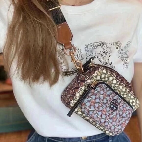 Tory Burch Piper Mini Printed Crossbody - Picture 2 of 8